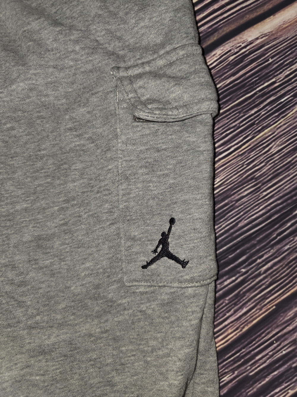 Jordan Grey Kids Cargo Jogger Sweatpants - Picture 2 of 3